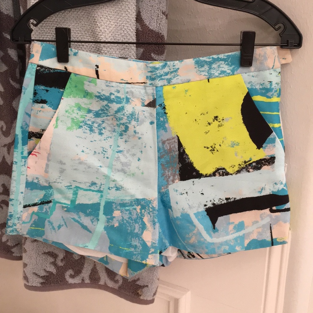 NWT Multi color shorts Hunter Bell Brand